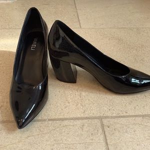 Black Patent Vaneli Pumps